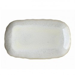 Купить блюдо прямоугольное 40х25см, керамика, цвет perle, plume 961422 – цена от завода, доставка до двери | RuOborudovanie.ru