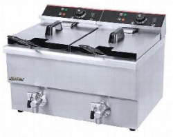 Купить фритюрница airhot ef8t+8t с краном на 16л, 6.5квт, настольн. электр. – цена от завода, доставка до двери | RuOborudovanie.ru