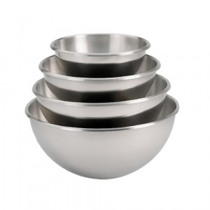 Миска полусферическая 11,2Л D35См H17,5См, без ручек, нерж.сталь 3371.35