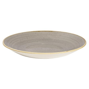 Тарелка глубокая 28,1СМ H3,7См, без борта, Stonecast, цвет Peppercorn Grey Spgspd271