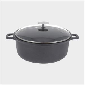 Кастрюля 7,0Л D28См H10См "Choc Extreme", со стеклянной крышкой, алюм. С антипр. Покрытием 8311.28