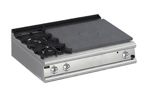 Плита газовая Apach Chef Line Lrstg129R2 со сплошной поверхностью 900 серии 