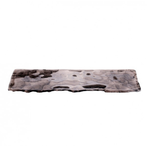 Блюдо презентационное стеклянное ЗЕМЛЯ коричневое 42Х12СМ, Terra Xglas-442
