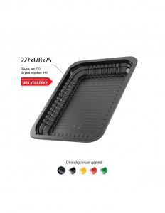 Лоток 227x178x25