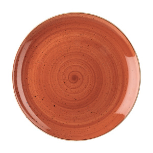 Тарелка мелкая 28,8СМ, без борта, Stonecast, цвет Spiced Orange Ssosev111