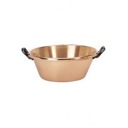 Миска медная для варенья 9,0Л D38См H15См, с чугунными ручками 6200.38N – купить в RuOborudovanie.ru с доставкой до двери Купить миска медная для варенья 9,0л d38см h15см, с чугунными ручками 6200.38n – цена от завода, доставка до двери | RuOborudovanie.ru