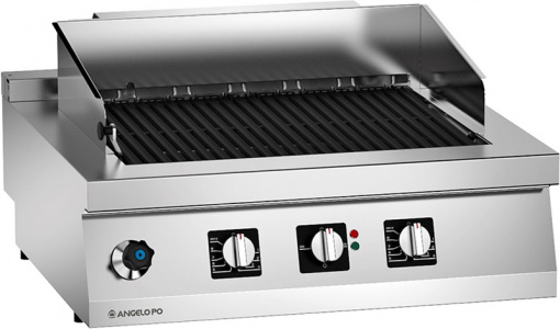 Гриль мангал Angelo Po 1S0GRE 2-секц. электрический, линия ICON7000