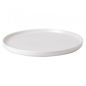 Тарелка мелкая Chefs Walled D26См H2См, с прямым бортом, Vellum, цвет White полуматовый Whvmwp261