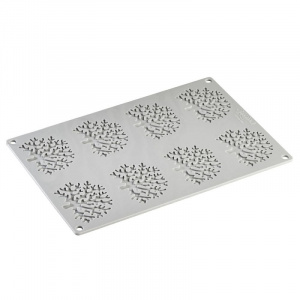 Форма силиконовая "Gourmand коралл" 75Х59ММ H2Мм, 4мл, 8 ячеек Gg027S