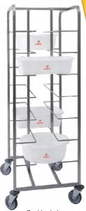 Тележка для теста Sasa 4310 на 16 баков