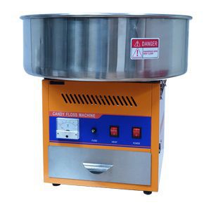 Аппарат сахарной ваты Starfood ET-MF-52A (диам.520мм) оранж. 520x520x500мм