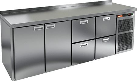 Стол с охлаждающим шкафом Hicold Gn 1122 Br2 Tn