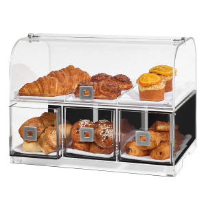Диспенсер Bakery Bd128 акрил для выпечки, 2 уровня, 48,5Х32,3см H38,1см