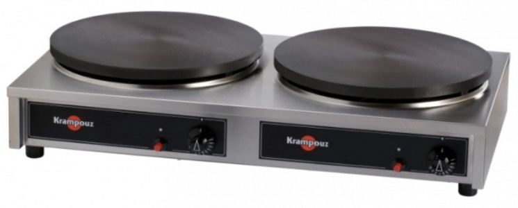 Блинница газовая двухконфорочная 35 см Krampouz CGCIE3
