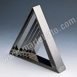 Форма кондитерская "ТРЕУГОЛЬНИК" 20Х23 СМ H 4 см, нержав. Сталь 4H4X23
