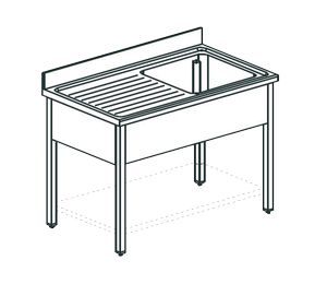 Ванна моечная Apach Chef Line Ls106-54Lw