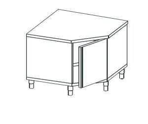 Стол угловой закрытый Apach Chef Line Lwt710Sh2Hd